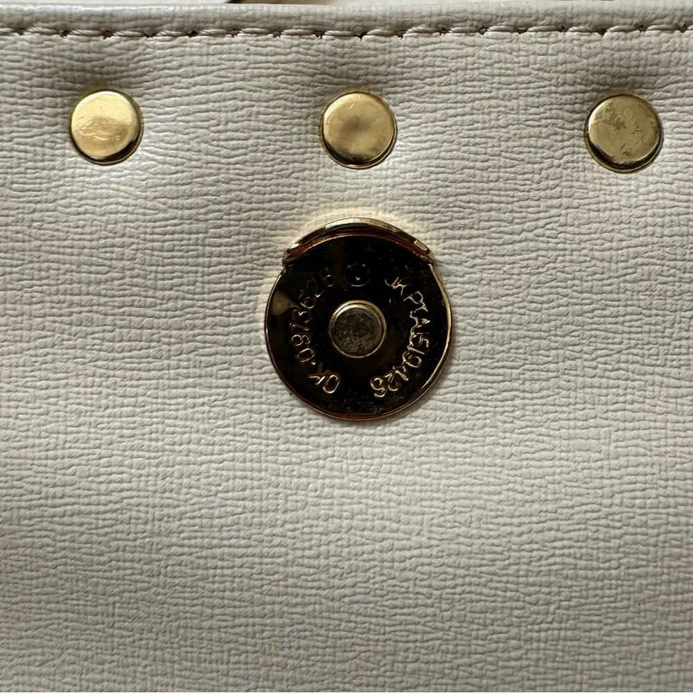 Marc New York Andrew Marc Cream Pearl Detail Crossbody Purse - Picture 14 of 16